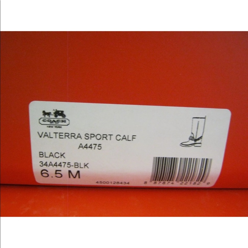 COACH VALTERRA SPORT CALF LUG BOOTS 6.5M - Picture 5 of 5
